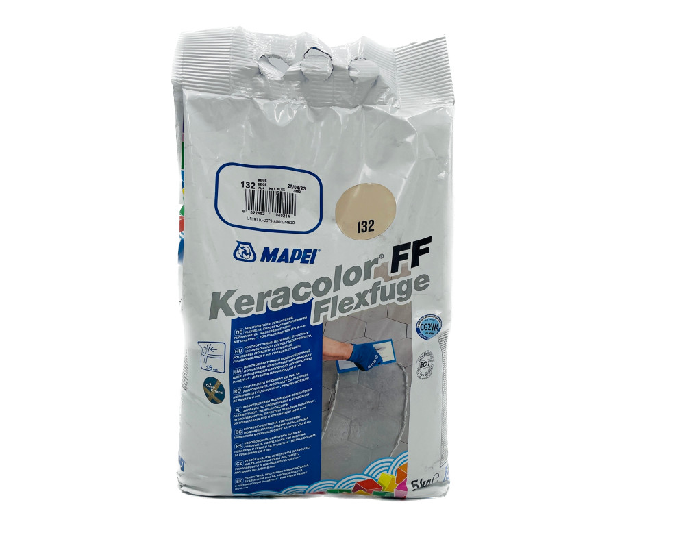 Mapei Keracolor FF Flex flexibilis fugázó 5kg 132 Bézs 4 9