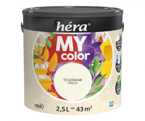 Héra My Color beltéri falfesték 2,5l Tejszínhab