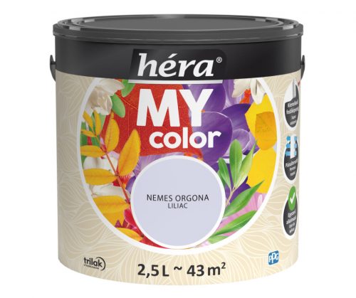 Héra My Color beltéri falfesték 2,5l Nemes orgona