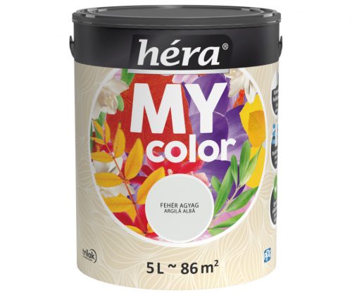 Héra My Color beltéri falfesték 5l Fehér agyag