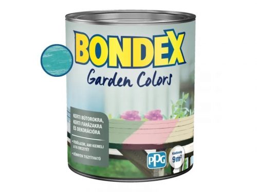 Bondex Garden Colors vízbázisú fedőlazur 0,75l Türkiz ég