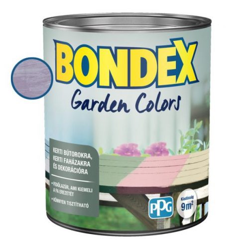 Bondex Garden Colors vízbázisú fedőlazur 0,75l Levendula