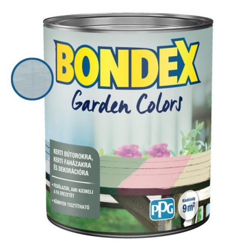 Bondex Garden Colors vízbázisú fedőlazur 0,75l Gránit