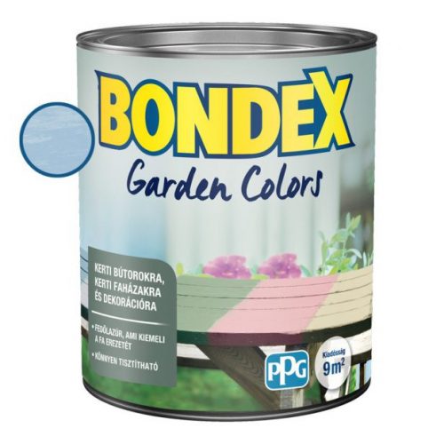 Bondex Garden Colors vízbázisú fedőlazur 0,75l Harangvirág