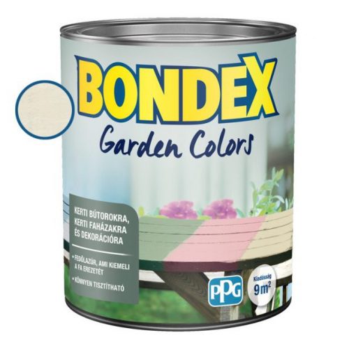 Bondex Garden Colors vízbázisú fedőlazur 0,75l Vanília