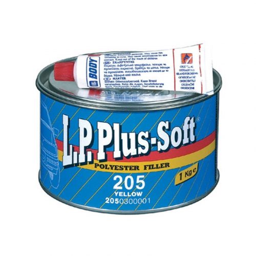 Body L.P. Plus-Soft 2K kitt edzővel 1kg Sárga
