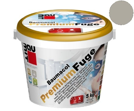 Baumacol PremiumFuge flexibilis fugázó 5kg-Cement grey