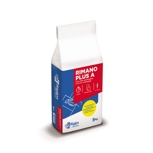 Rigips Rimano Plus A 0-10mm beltéri fehér glett 5kg