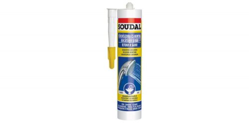 Soudal szaniter szilikon 280ml Színtelen