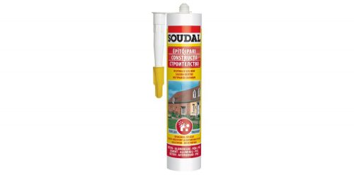 Soudal neutrális szilikon 280ml Fehér