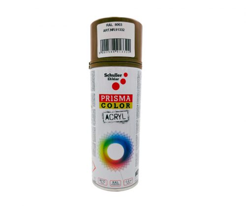 Prisma Color acryl spray 400ml RAL8003 Agyagbarna