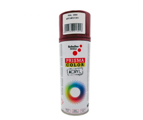 Prisma Color acryl spray 400ml RAL3004 Bíborvörös