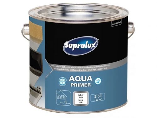 Supralux Universal aqua primer vízbázisú adhéziós alapozó 2,5l Fehér