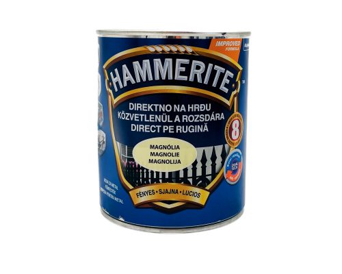 Hammerite fémfesték fényes 0,75l Magnólia