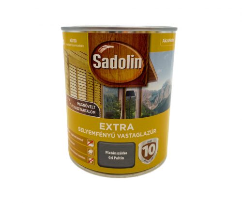 Sadolin Extra selyemfényű vastaglazúr 2,5l Platánszürke