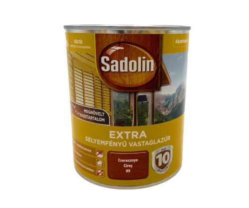 Sadolin Extra selyemfényű vastaglazúr 2,5l Cseresznye