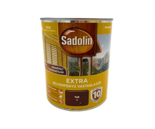 Sadolin Extra selyemfényű vastaglazúr 2,5l Teak