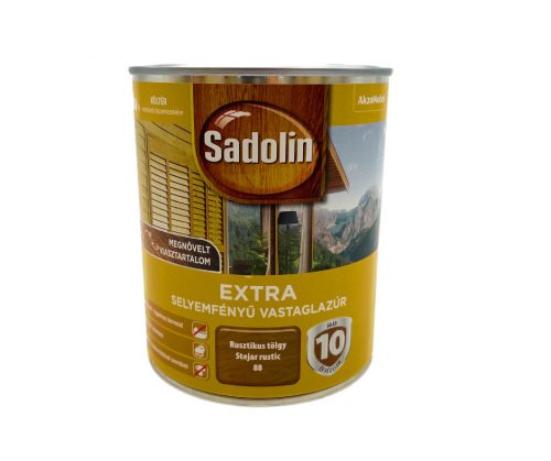 Sadolin Extra selyemfényű vastaglazúr 2,5l Rusztikus tölgy