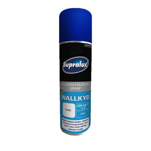 Supralux Wallkyd higiéniai falfesték spray  matt 250ml Fehér