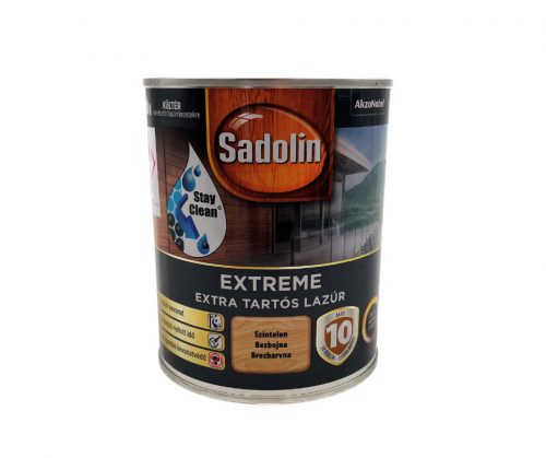 Sadolin Extreme vízbázisú selyemfényű vastaglazúr 2,5l Színtelen