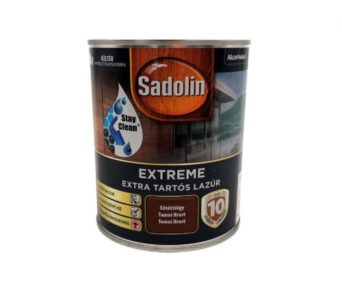 Sadolin Extreme vízbázisú selyemfényű vastaglazúr 2,5l Sötéttölgy