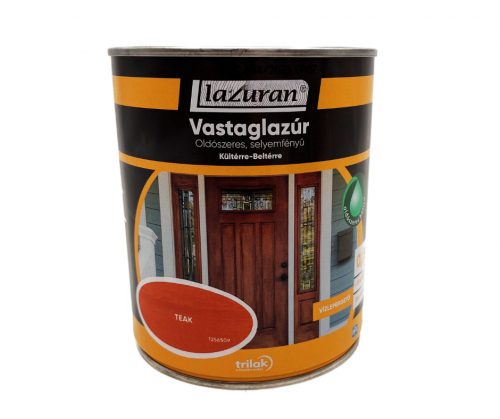 Lazurán vastaglazúr oldószeres selyemfényű 2,5l Teak