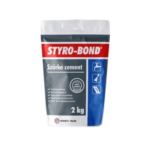 Styro-Bond szürkecement 2kg