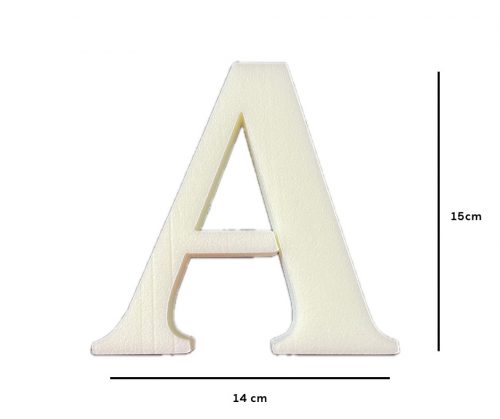 Házszám/betű 15cm "A"-Polisztirol