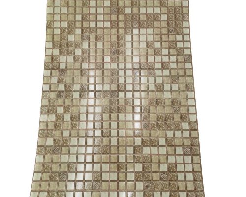 PVC Falpanel 955x480mm Mosaik Brown