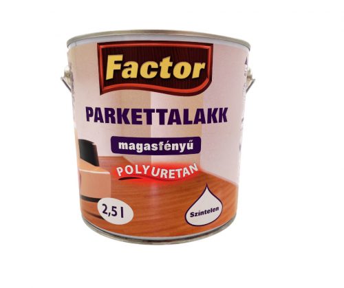 Factor parkettalakk magasfényű 2,5l