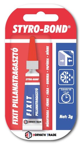 Styro-Bond FIXIT pillanatragasztó 3g