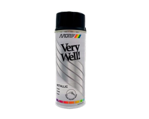 Very Well akril spray 400ml metál fekete