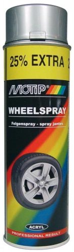 Motip Keréktárcsa spray 400ml ezüst