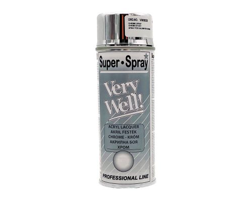 Very Well akril spray 400ml króm ezüst