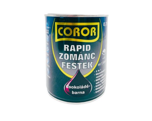 Coror Rapid zománcfesték 0,75l csokoládébarna