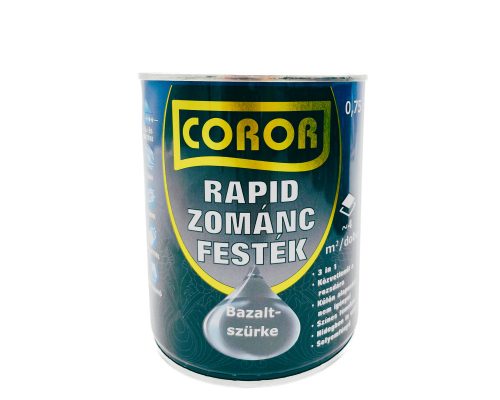 Coror Rapid zománcfesték 0,75l bazaltszürke