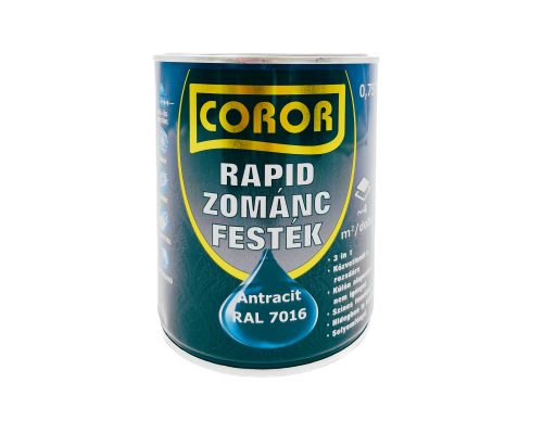 Coror Rapid zománcfesték 0,75l RAL7016 antracitszürke