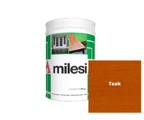 Milesi Classic vízbázisú vékonylazúr 5l Teak