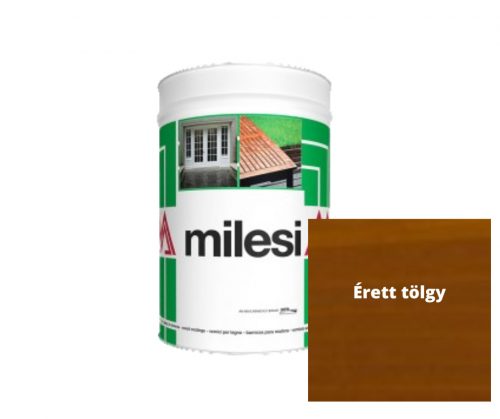 Milesi Classic vízbázisú vékonylazúr 5l Érett tölgy