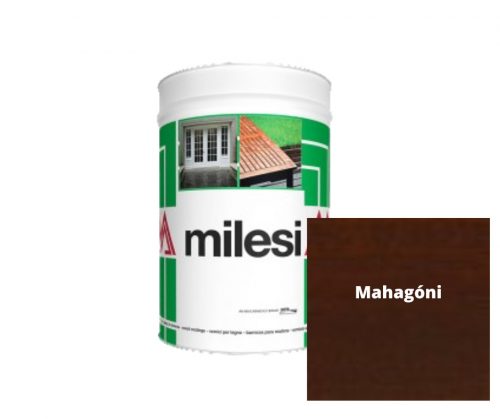 Milesi Classic vízbázisú vékonylazúr 1l Mahagóni