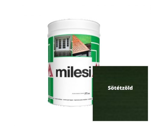 Milesi Classic vízbázisú vékonylazúr 1l Sötétzöld