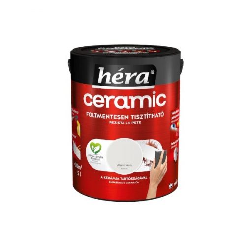 Héra Ceramic beltéri falfesték 5l Alumínium