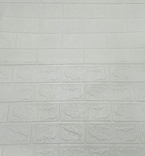 PVC Öntapadós Falpanel 700x770mm White brick