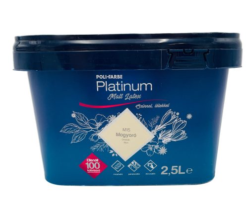 Platinum matt latex beltéri falfesték 2,5l Mogyoró