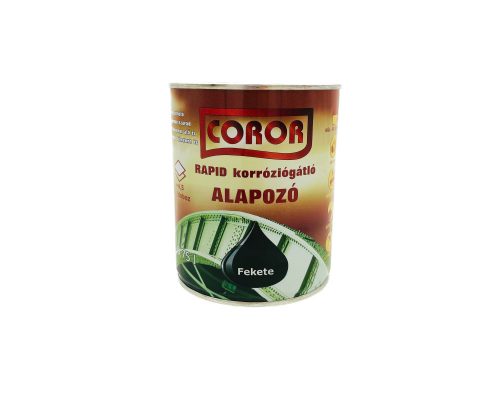 Coror Rapid korróziógátló alapozó 0,75l fekete