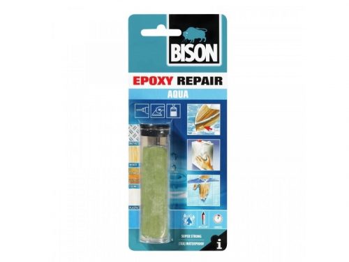 Bison kétkomponensű vízálló epoxy gyurmaragasztó 56g