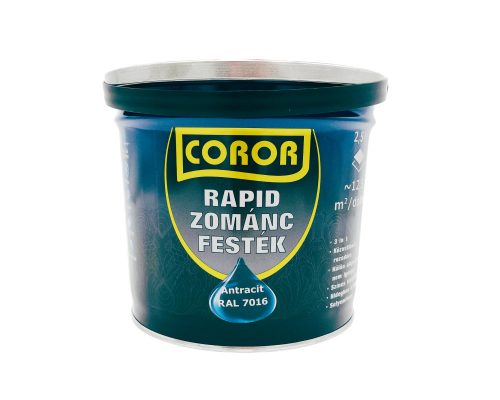 Coror Rapid zománcfesték 2,5l RAL7016 antracitszürke