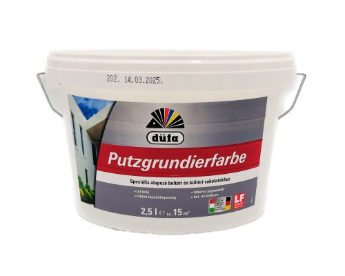 Putzgrundierfarbe D328 szemcsés vakolatalapozó 2,5l L/Fehér