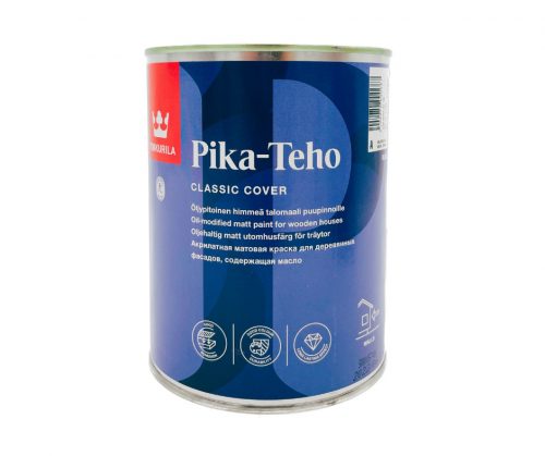 Tikkurila Pika-Teho olajjal módosított akril alapú festék 0,9l A/Fehér