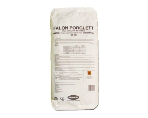 Falon bel- és kültéri fehér vastag porglett 25kg